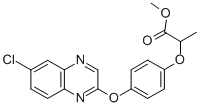 CAS 登录号：76578-13-7， 2-[4-(6-氯喹喔啉-2-基)氧基苯氧基]丙酸甲酯