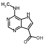 CAS 登录号：765857-95-2， 4-(甲基氨基)-5H-吡咯并[3,2-d]嘧啶-7-羧酸