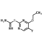 CAS#: 766447-00-1, 4-Ethoxy-5-fluoro-2-pyrimidinyl carbamimidothioate