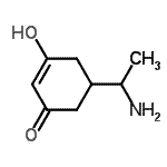 CAS 登录号：766466-47-1， 5-(1-氨基乙基)-3-羟基-2-环己烯-1-酮
