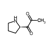 CAS 登录号：766467-18-9， 1-[(2S)-2-吡咯烷基]-1,2-丙烷二酮