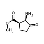 CAS#: 766482-01-3, Methyl (1R,2R)-2-amino-3-oxocyclopentanecarboxylate