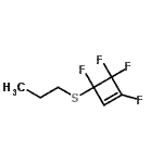 CAS#: 766547-35-7, 1,3,4,4-Tetrafluoro-3-(propylsulfanyl)cyclobutene