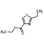 CAS 登录号：76706-67-7， 乙基2-乙基-1,3-噻唑-4-羧酸酯