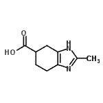 CAS#: 767254-15-9, 2-Methyl-4,5,6,7-tetrahydro-1H-benzimidazole-6-carboxylic acid