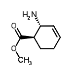 CAS 登录号：767254-41-1， 甲基(1R,2R)-2-氨基-3-环己烯-1-羧酸酯