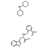 CAS#: 7675-55-0, N-cyclohexylcyclohexanamine;(2S)-3-(1H-indol-3-yl)-2-[(2-nitrophenyl)sulfanylamino]propanoic acid