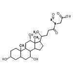 CAS#: 76757-85-2, {Nitroso[(3alpha,7alpha,12alpha)-3,7,12-trihydroxy-24-oxocholan-24-yl]amino}acetic acid