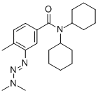 CAS 登录号：76765-44-1， N,N-二环己基-3-(3,3-二甲基三氮烯基)-对甲苯甲酰胺