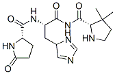 CAS 登录号：76820-40-1， L-焦谷氨酰-L-组氨酰-3,3-二甲基脯氨酰胺