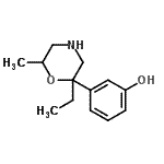 CAS#: 768312-48-7, 3-(2-Ethyl-6-methyl-2-morpholinyl)phenol