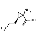 CAS 登录号：768332-52-1， (1S,2S)-1-氨基-2-丙基环丙烷羧酸