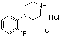 CAS 登录号：76835-09-1， 1-(2-氟苯基)-哌嗪盐酸盐(1:2)