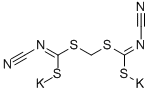 CAS 登录号：76837-94-0， 亚甲基二(氰基二硫代亚氨酸)-S,S-二钾盐