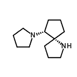 CAS 登录号：768370-35-0， (5R,6R)-6-(1-吡咯烷基)-1-氮杂螺[4.4]壬烷