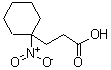 CAS#: 76877-76-4, 3-(1-Nitrocyclohexyl)propanoic acid