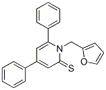 CAS 登录号：76950-90-8， 1-(呋喃-2-基甲基)-4,6-二(苯基)吡啶-2-硫酮