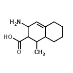 CAS#: 769888-31-5, 3-Amino-1-methyl-1,2,3,5,6,7,8,8a-octahydro-2-naphthalenecarboxylic acid