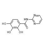 CAS#: 769900-06-3, 2,3,4-Trihydroxy-N-(2-pyrimidinyl)benzamide