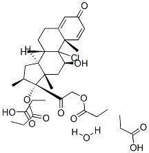 CAS 登录号：77011-63-3， 倍氯米松二丙酸酯单水合物