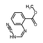 CAS#: 77021-79-5, Methyl 2-{(Z)-[(cyanoamino)methylene]amino}benzoate