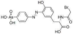 CAS#: 77053-05-5, (2S)-3-[(3E)-3-[(4-Arsonophenyl)Hydrazinylidene]-4-Oxo-1-Cyclohexa-1,5-Dienyl]-2-[(2-Bromoacetyl)Amino]Propanoic Acid