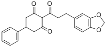 CAS#: 77053-97-5, 2-[3-(1,3-Benzodioxol-5-Yl)Propanoyl]-5-Phenylcyclohexane-1,3-Dione