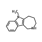 CAS#: 770646-89-4, 6-Methyl-1,2,3,4,5,6-hexahydroazepino[4,3-b]indole