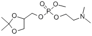 CAS#: 77075-57-1, Phosphoric Acid 2-Dimethylamino-Ethyl Ester 2,2-Dimethyl-[1,3]Dioxolan-4-Ylmethyl Ester Methyl Ester