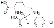 CAS 登录号：77111-08-1， L-赖氨酸单(2-(对氯苯氧基)-2-甲基丙酸酯)