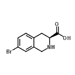 CAS#: 77141-10-7, (3S)-7-Bromo-1,2,3,4-tetrahydro-3-isoquinolinecarboxylic acid