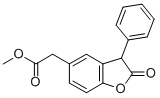 CAS#: 77143-61-4, Methyl 2-(2-Oxo-3-Phenyl-3H-1-Benzofuran-5-Yl)Acetate