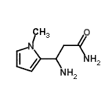 CAS 登录号：771527-96-9， 3-氨基-3-(1-甲基-1H-吡咯-2-基)丙酰胺