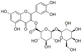 CAS#: 77154-70-2, (7-Hydroxy-4-Oxochromen-3-Yl) (2S,3S,4S,5R,6R)-5-(3,4-Dihydroxyphenyl)-2,3,4,5-Tetrahydroxy-6-[(2S,3R,4S,5R,6R)-3,4,5-Trihydroxy-6-(Hydroxymethyl)Oxan-2-Yl]Oxyoxane-2-Carboxylate