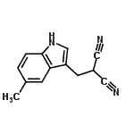 CAS#: 771547-80-9, [(5-Methyl-1H-indol-3-yl)methyl]malononitrile