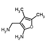 CAS 登录号：771583-21-2， 3-(氨基甲基)-4,5-二甲基-2-呋喃胺