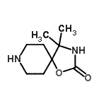 CAS#: 77211-49-5, 4,4-Dimethyl-1-oxa-3,8-diazaspiro[4.5]decan-2-one