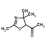 CAS#: 77219-10-4, 1-(2,4,4-Trimethyl-4,5-dihydro-1,3-oxazol-5-yl)ethanone