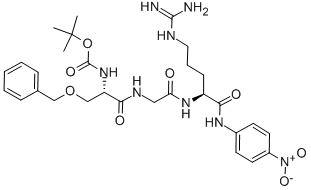 CAS#: 77220-80-5, N-Boc-O-Benzyl-Ser-Gly-Arg p-Nitroanilide
