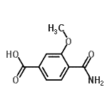 CAS 登录号：773056-89-6， 4-氨基甲酰-3-甲氧基苯甲酸