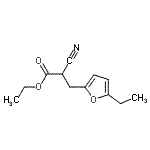 CAS#: 773076-16-7, Ethyl 2-cyano-3-(5-ethyl-2-furyl)propanoate