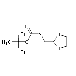 CAS#: 773095-22-0, 2-Methyl-2-propanyl (1,3-dioxolan-2-ylmethyl)carbamate