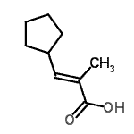 CAS#: 773112-99-5, (2E)-3-Cyclopentyl-2-methylacrylic acid
