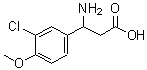 CAS#: 773125-23-8, 3-Amino-3-(3-chloro-4-methoxyphenyl)propanoic acid