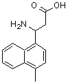 CAS 登录号：773125-33-0， 3-氨基-3-(4-甲基-1-萘基)丙酸