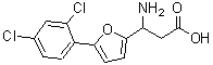 CAS 登录号：773125-55-6， 3-氨基-3-[5-(2,4-二氯苯基)-2-呋喃基]丙酸