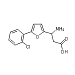 CAS 登录号：773125-64-7， 3-氨基-3-[5-(2-氯苯基)-2-呋喃基]丙酸