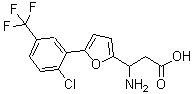 CAS 登录号：773125-93-2， 3-氨基-3-[5-[2-氯-5-(三氟甲基)苯基]-2-呋喃基]丙酸