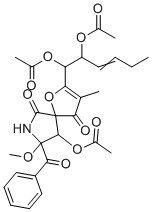 CAS 登录号：77353-57-2， Triacetylpseurotin