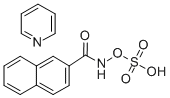 CAS 登录号：77372-69-1， 吡啶-1-鎓(萘-2-羰基氨基)硫酸盐